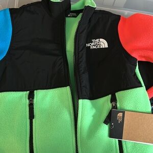 Kids Northface Denali Jacket Chlorophyll Green 6T